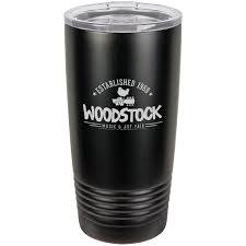 The mug has a narrower bottom to fit most standard cup holders. Established 1969 Laser Engraved Polar Camel Travel Mug Shop The Woodstock Official Store