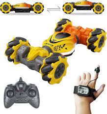 NiCuZnGa Gesture Sensor RC Stunt Car 30 mins Playing Time Double Sided  Rotating Offroad Remote Control
