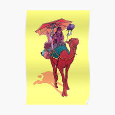 The sahara desert is the largest hot desert and one of the harshest environments in the world. Camel Bird Posters Redbubble