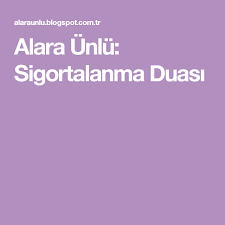 Alara Unlu Sigortalanma Duasi Lockscreen