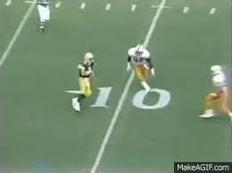 View more recently popular gifs. Brett Favre S First Pass Completion As A Packer On Make A Gif