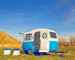 Then after vacuuming up the dust, we used simple green to wash down all the surfaces. Aesthetic Blue Camper Paint By Number Numpaint Paint By Numbers