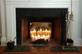 6 candle candelabra fireplace metal candleholder made in mexico. Dresser Mansion Tulsa Google Search Candles In Fireplace Fireplace Fireplace Decor