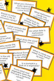 Many were content with the life they lived and items they had, while others were attempting to construct boats to. Free Printable Halloween Trivia Hey Let S Make Stuff