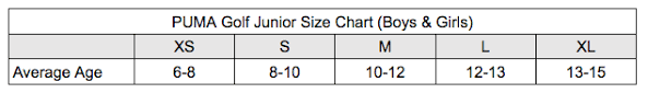 juniors sizing