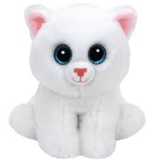 Black And White Beanie Boo Cat Ty Beanie Boos Regular Pearl Cat White Beanies Soft Toy New Baby Plush Toys Original Beanie Babies Cat Beanie Baby