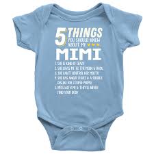 5 Things You Should Know About My Mimi Youth Toddler Infant And Ba My Family Tee