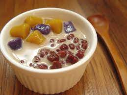 红豆馅儿桃馒头在下厨房做过 芋圆红豆奶茶 下厨房 food desserts dishes
