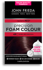 Regardless of whether your hair is naturally red or has been dyed that color, you can achieve a beautiful shade of brown from the convenience of your own if you have deep undertones, look for a more intensely dark brown.3 x research source. Precision Foam Colour 4r Radiant Red Dark Red Brown John Frieda