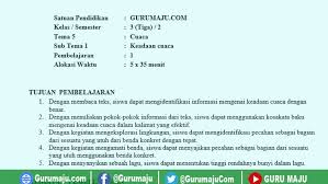 Tidak hanya menjadi panduan bagi guru , tetapi juga sebagai panduan bagi siswa dalam proses belajar. Rpp 1 Lembar Kelas 3 Semester 2 Tema 5 Revisi 2020 Guru Maju