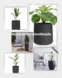 🌱 ¿Qué son las macetas rotomoldeadas? Son macetas fabricadas ...