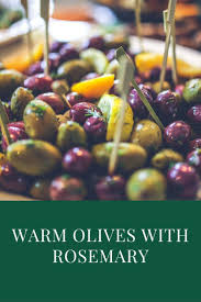 Olives In Warm Olive Oil With Lemon And Spices Olive Italian Appetizers Lemon Olive Oil