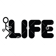 Fuck Life Stickman Decal SVG | SVGed