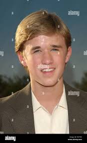 LOS ANGELES, CA. August 11, 2003: Actor HALEY JOEL OSMENT at world  premiere, in Hollywood, of Open Range Stock Photo