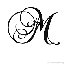 These uppercase calligraphy letters to trace are perfect for a variety of projects such as anything turn to this calligraphy letters template any time you want to add a little touch of elegance to a. Calligraphy Alphabet Romantic M Calligraphy Letters Lettering Alphabet Calligraphy Alphabet