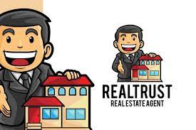 Real Estate Agent Logo Template 881159 Logos Design Bundles In 2021 Real Estate Agent Logo Templates Business Logo