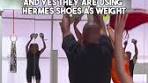 Unique Exercise Routine with Brand New Hermes Shoes