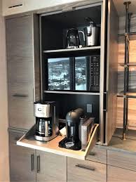 It then keeps the coffee piping hot for serving, without scorching. 28 Coffee Station Ideas Built Into Your Kitchen Cabinets Decor Snob