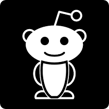 Reddit logo black and white. Free Icon Reddit Logo