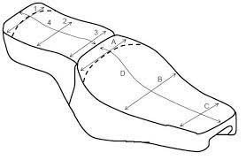 Motorcycle Seat Measurement Formula Sewing Organization Motorcycle Seats Custom Leather