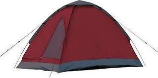 bol com koepeltent 185x120 cm camping tent rood 2 persoons