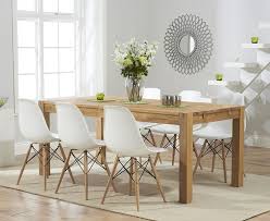Buy The Verona 180cm Solid Oak Extending Dining Table With Charles Eames Style Dsw Eiffel Chairs At Oak Eames Dining Solid Oak Dining Table Dining Table Chairs