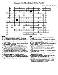 With these 10 sites, you can find free easy crosswords to print, puzzles, and other resources to keep you bus. Time Zones Of The United States Crossword By Paul Blankenship Tpt