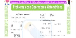 Problemas De Razonamiento Matematico 3 Secundaria Fichas Gratis