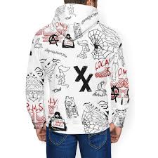 The whole of machine gun kelly's back is inked with the masterpiece inspired by one of the famous artworks of the painter, salvador dali. Machine Gun Kelly Hoodie Machine Gun Kelly Tattoos Hoodies Popular Loose Pullover Hoodie Winter Long Hoodies Hoodies Sweatshirts Aliexpress