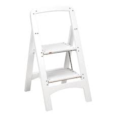 Kitchen folding step stool vintage, vintage furniture, 186. White Step Stool Ladder Wooden Home Kitchen Garage Room Furniture Climbing Chair Ladders Home Garden Worldenergy Ae