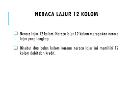Neraca lajur dan jurnal penyesuaian perusahaan dagang. Hajar Cherry Puspalillah S Ab M Ab Ppt Download
