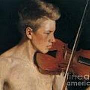 The Violinist Painting by Celestial Images