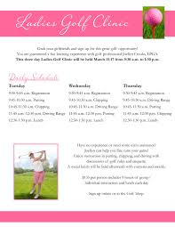 Enjoy A Ladies Golf Clinic At Macgregor Downs Country Club Country Club Events Country Club Club