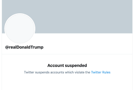 What is a twitter search ban. Trump S Twitter Account Permanently Suspended The New York Times