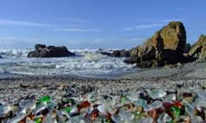 The most famous is glass beach, situated inside the park. What A Dump A Beach That Used To Be Covered In Trash Is Now Covered In Sea Glass As The Waves Have Turned The Garbage Into Natural Art Daily Mail Online