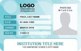Id card design templates free to download. Ms Word Photo Id Badge Templates For All Professionals Word Excel Templates