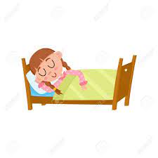 Check spelling or type a new query. Vector Flat Cartoon Girl Kid Sleeping In Her Bed Under Warm Blanket Royalty Free Cliparts Vectors And Stock Illustration Image 85691808