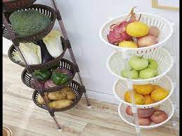 افكار وأشكال سلال مطبخ لتخزين الخضروات اجمل سلات خضار للمطبخ ترتيب الخضا shelf baskets storage tripod storage storage baskets