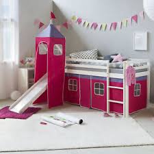 2 vorhänge mit fenster in pink und rosa sowie 1 vorhang in pink mit motiv prinzessin flexa vorhangset für hochbett inkl. Spielvorhang Hochbett Gunstig Kaufen Ebay
