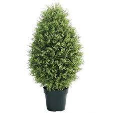 National Tree Company 40 In Cypress Tree Lys8 40 The Home Depot Cypress Trees Artificial Foliage Potted Trees
