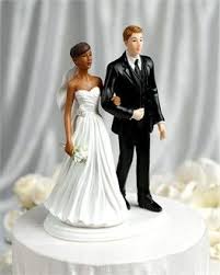 Pin By Talayia Gulotta On My Wedding Day Interracial Wedding Interracial Wedding Couples Interracial Wedding Cake Toppers