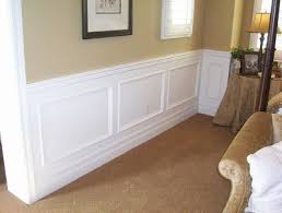 install chair rail panel molding and paint it white hang grasscloth above faux wainscoting diy wainscoting wainscoting styles
