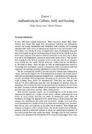 Pdf Authenticity In Culture Self And Society Introduction Phillip Vannini Academia Edu