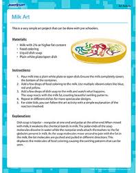 Day activities for english language learners. Milk Art Fun Art Activity Idea For Preschool Jumpstart