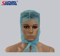 Disposable PP Surgical Face Non Woven Head Cap Helmet Space ...