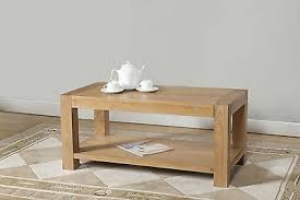 Brampton Solid Wood Chunky Oak Small Coffee Table Msl Furniture