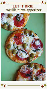 Flour Tortilla Pizza Recipe For A Light Meal Or Appetizer Recipe Pizza Appetizers Recipes Tortilla Pizza