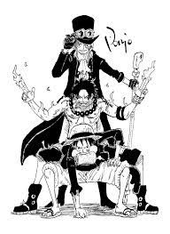 Luffy, ace, and sabo illustration, anime, one piece, monkey d. Sabo Ace Luffy One Piece Drawing One Piece Tattoos Manga Anime One Piece