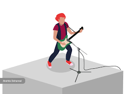 Guitarist Motion Design Animation Animation Portfolio Animation Design