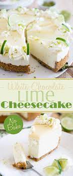 No Bake White Chocolate Lime Cheesecake Recipe Cooking Mama Lime Cheesecake Desserts Cheesecake Recipes